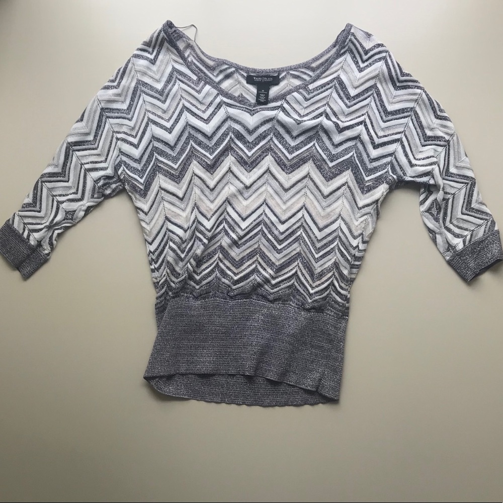 Chevron Mid Arm Top